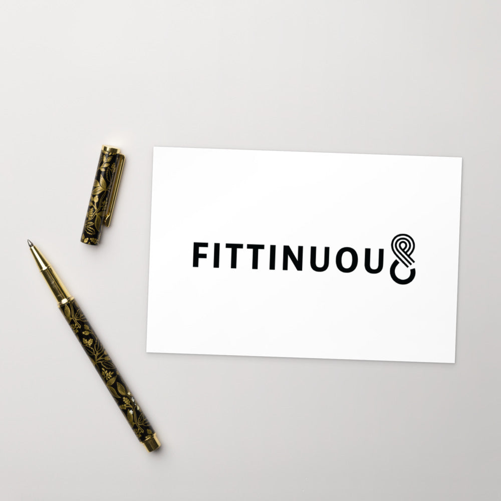 Fittinuous Postcard